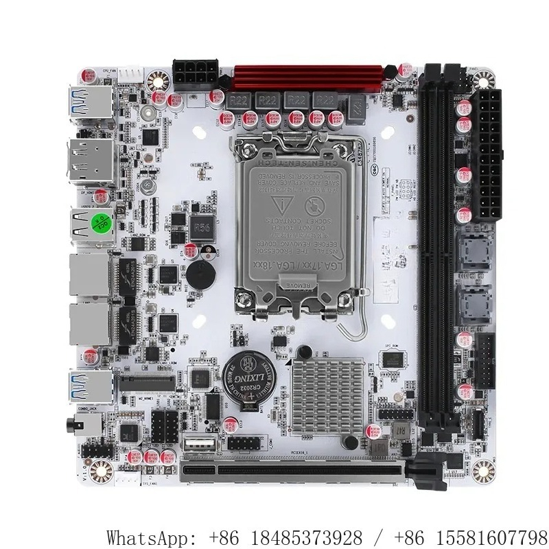 Материнская плата LGA1700 Q670 – обзор и цена Nas Motherboard 8 Sata Mini Itx