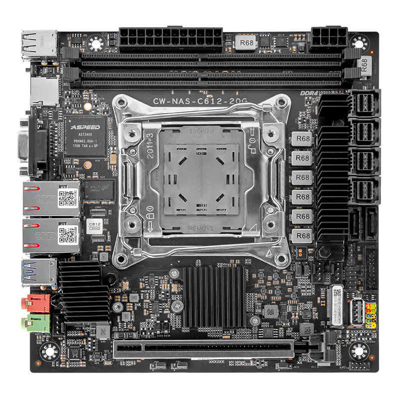 Материнская плата CW-20G Mini  – обзор и цена Nas Motherboard 8 Sata Mini Itx