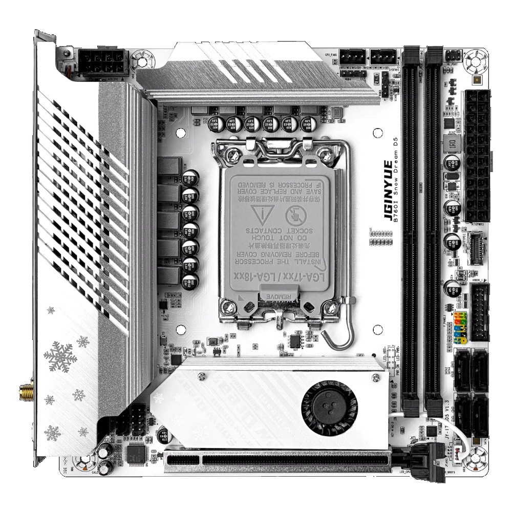 Материнская плата JGINYUE B760 – обзор и цена Lga1700 Itx Motherboard Ddr5